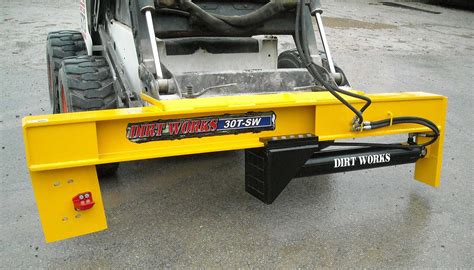 cat skid steer log splitter|best skid steer log splitter.